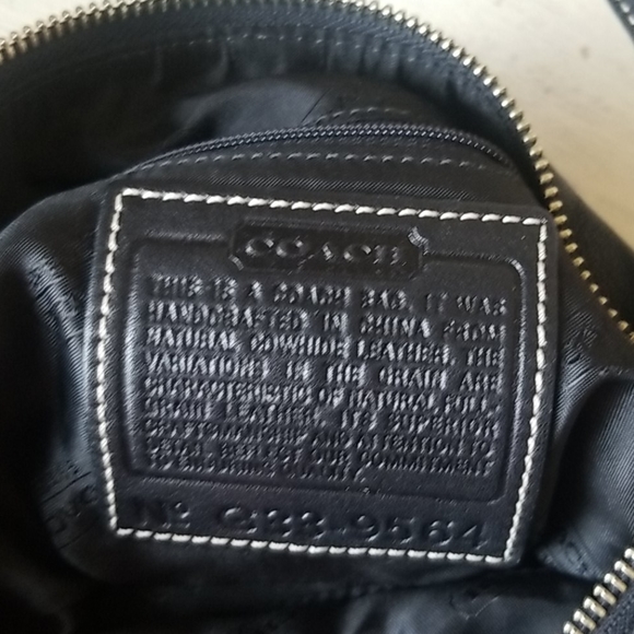 Coach Leather Black Hobo Purse - Picture 4 of 14